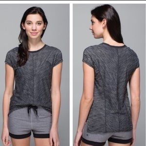 Lululemon Retreat T-shirt Heather Black